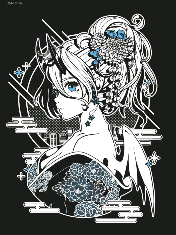 Blue Kimono